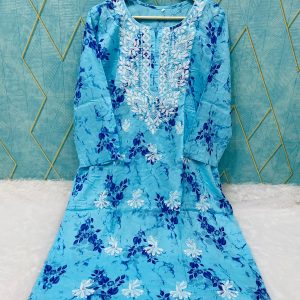 Rayon print kurti - Image 3