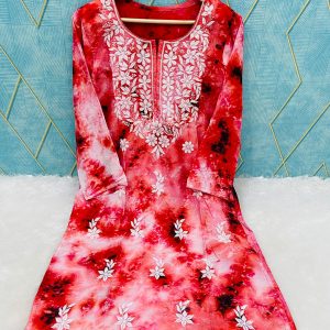 Rayon Tie & Dye Kurti